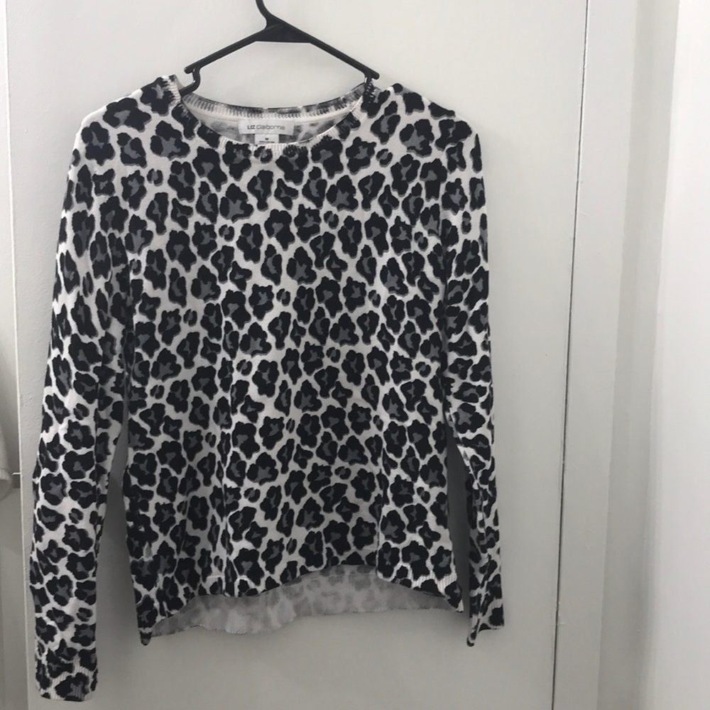 Leopard print sweater